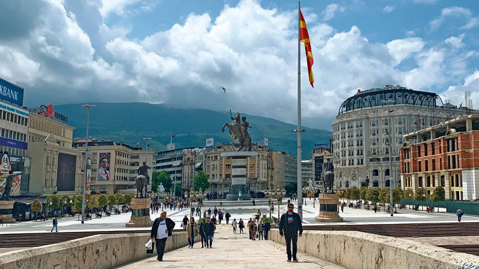 At the ass end of the world in North Macedonia