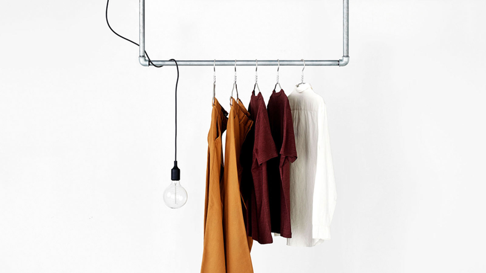 Hang on clothes rails from Rackbuddy
