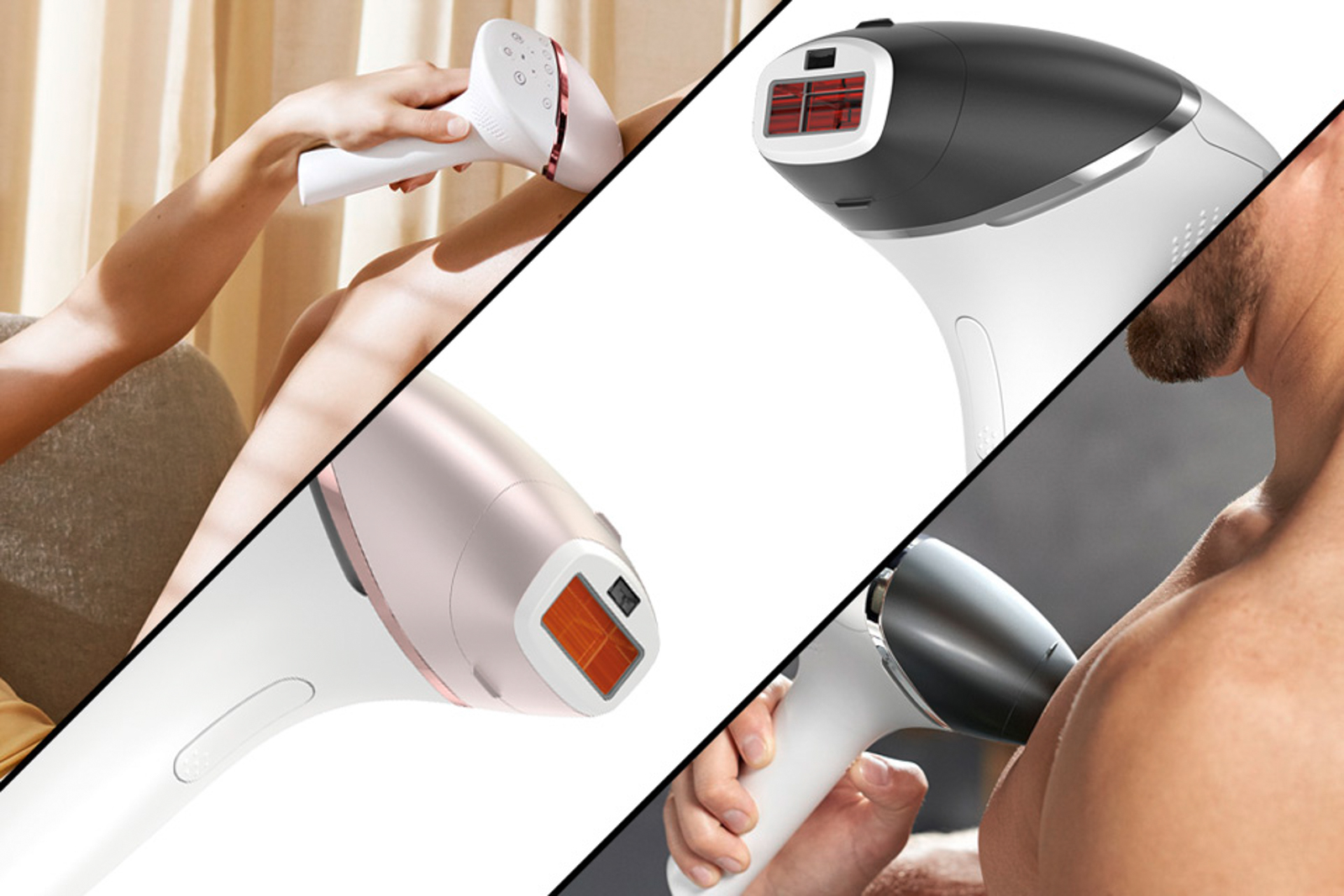 Silky smooth skin with Philips Lumea Prestige for him and her