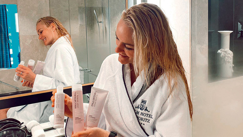 Influencer check: Andrea Brotschi tests products from Paul Mitchell