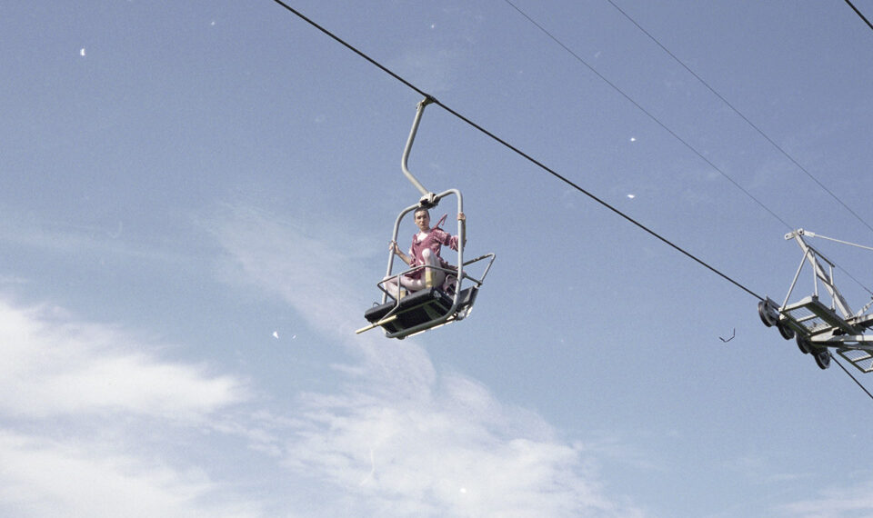 Chairlift fashion show