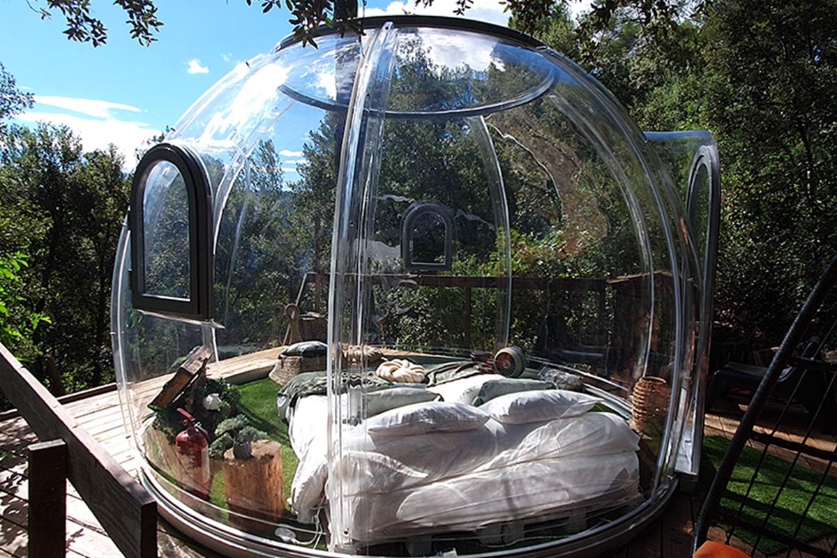 The Bubble Hotel in the French Allauch.