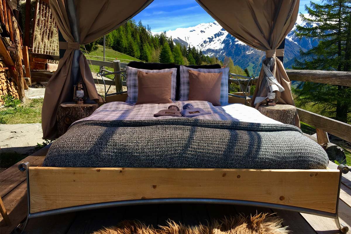 Glamping in Valais.