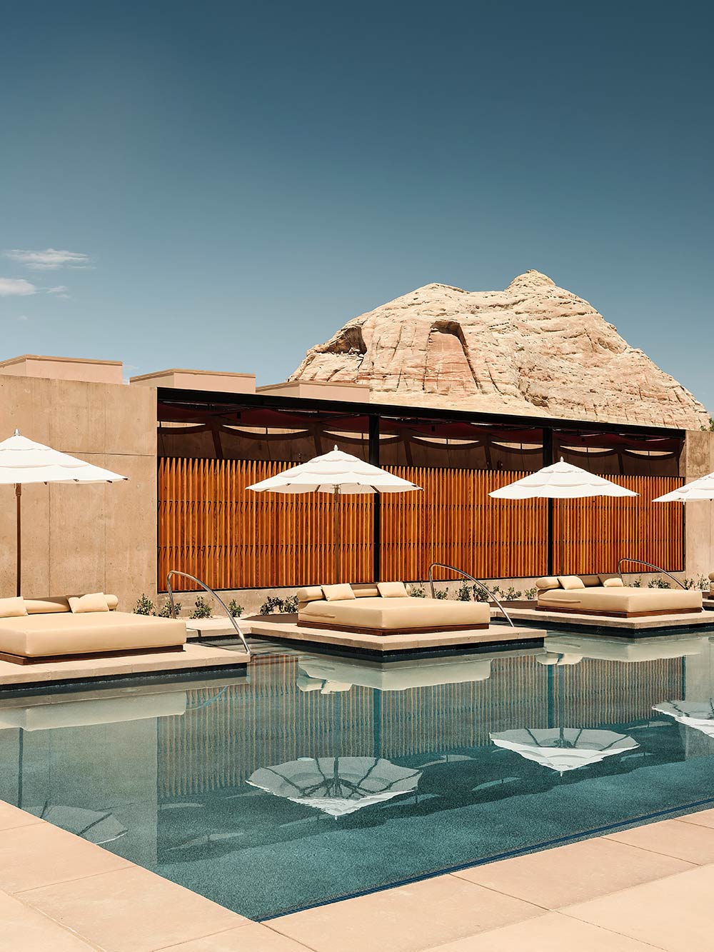 Pool at Amangiri &amp; Camp Sarika in Utah.