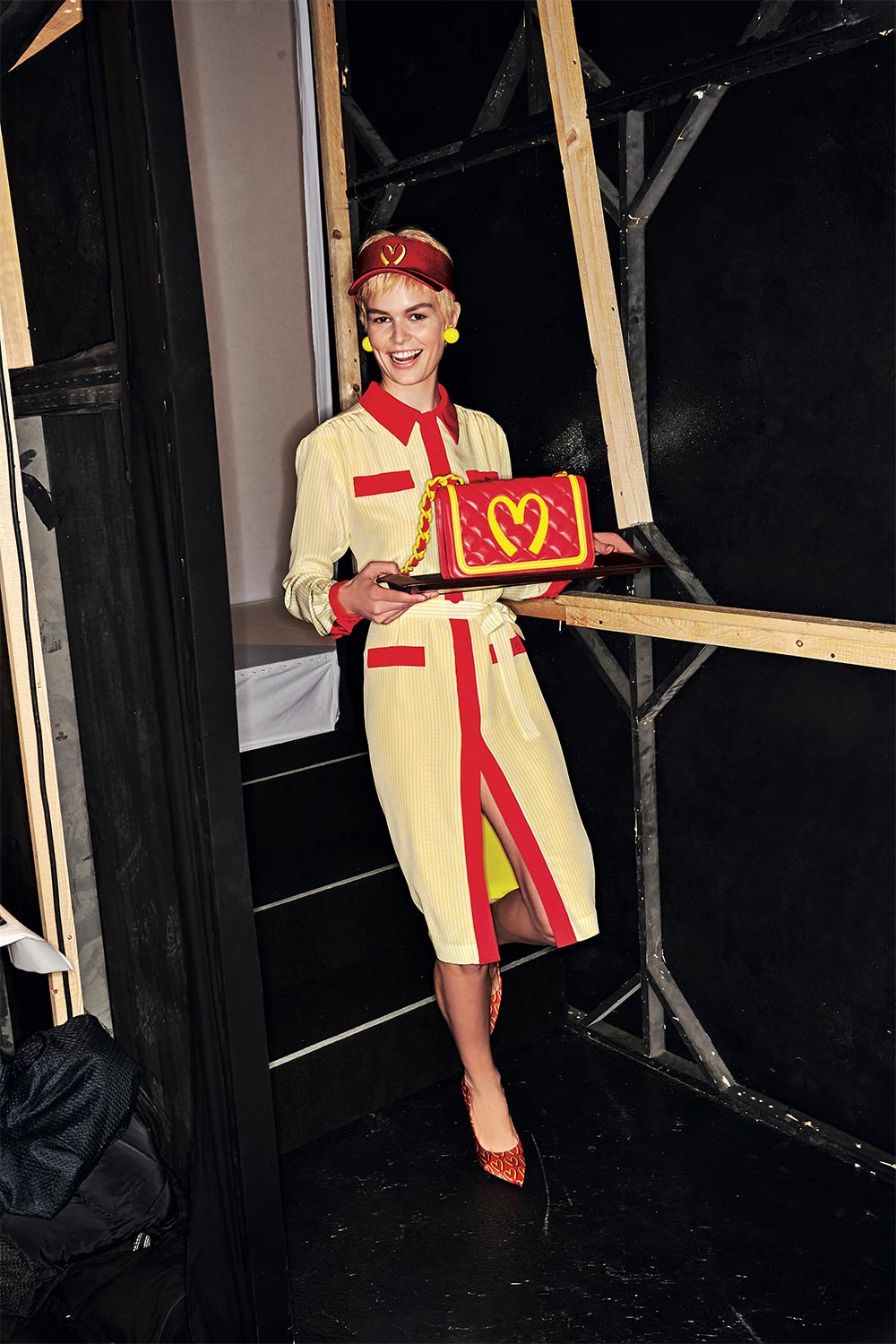 Fall Winter 2014, Anna Ewers from the book "Moschino".
