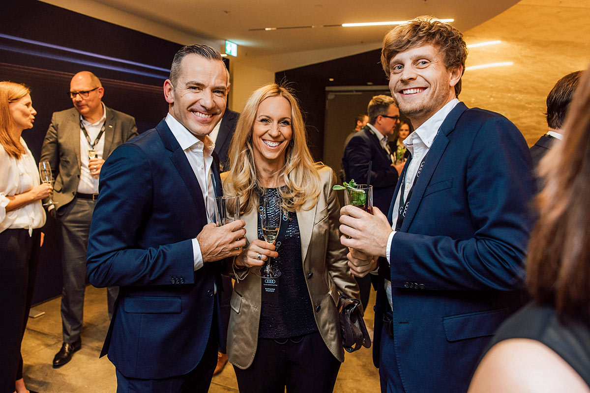 Henrik Wenders, Head of Audi Brand, Katharina Momani, Head of Marketing Audi Switzerland &amp; Steffen Müller, Brand Strategy, Customer Insights Audi AG