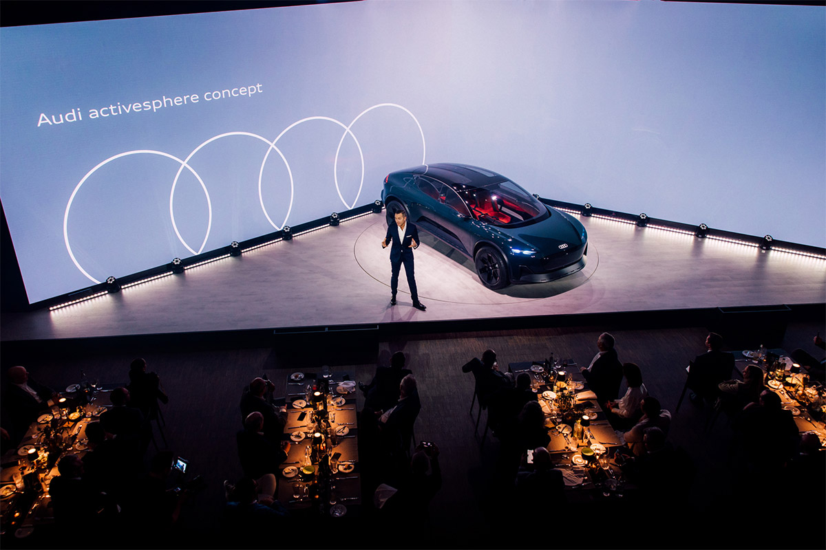 Henrik Wenders at the Audi activesphere concept event.