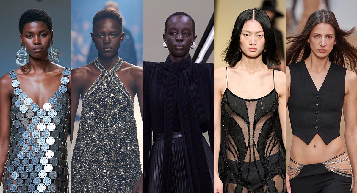 The five best-booked models of the 2023 season. Victoria Fawole, Alaato Jazyper, Akuol Deng Atem, Yilan Hua and Rachel Marx.