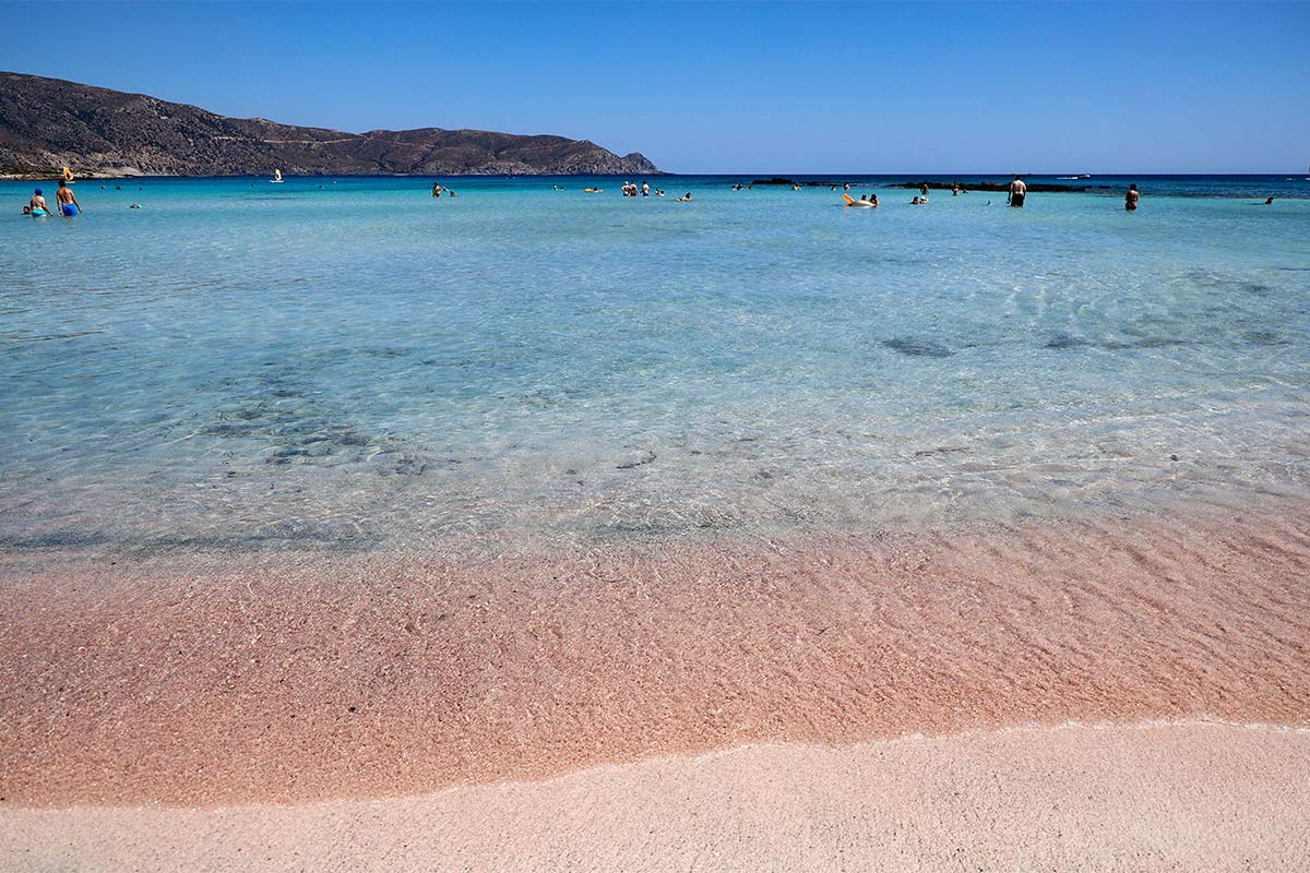 Elafonisi Beach in Crete.