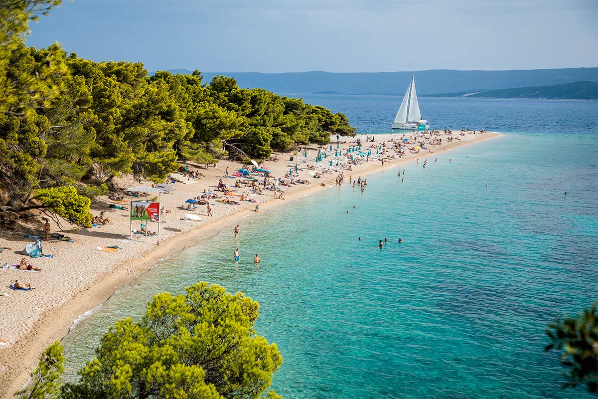 Zlatni Rat in Croatia.