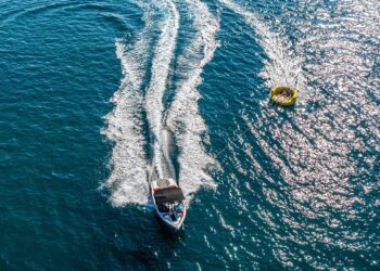 Bi Village Fazana in Croatia, boat on the water