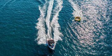 Bi Village Fazana in Croatia, boat on the water