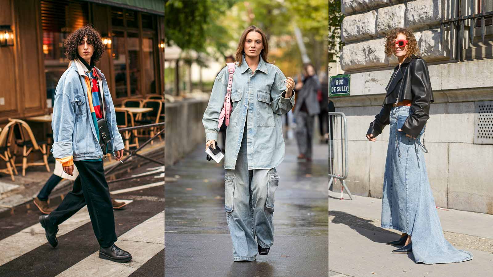 Street style denim