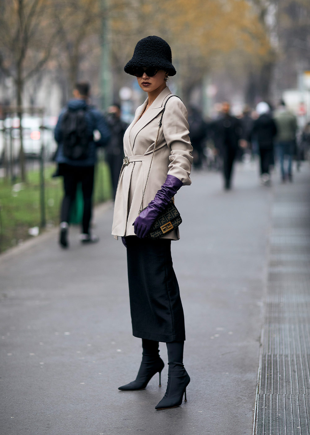 Street style: Beige