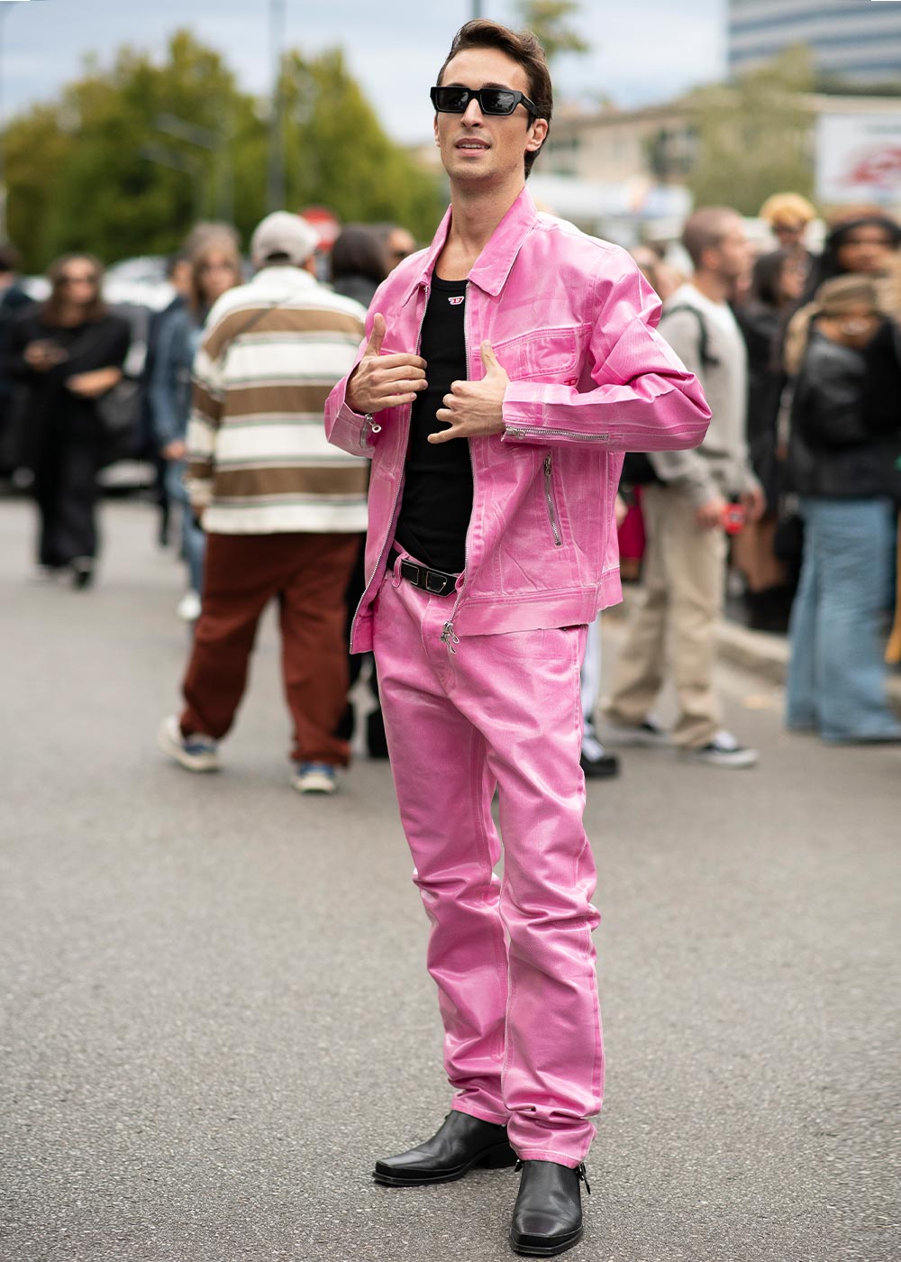 Street style: Pink