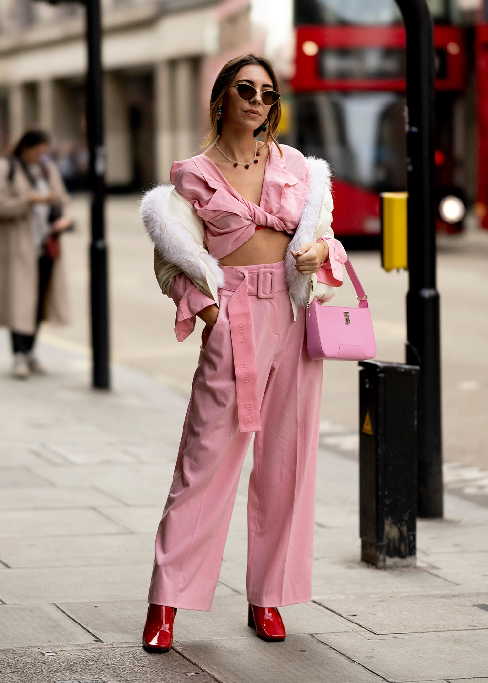 Street style: Pink