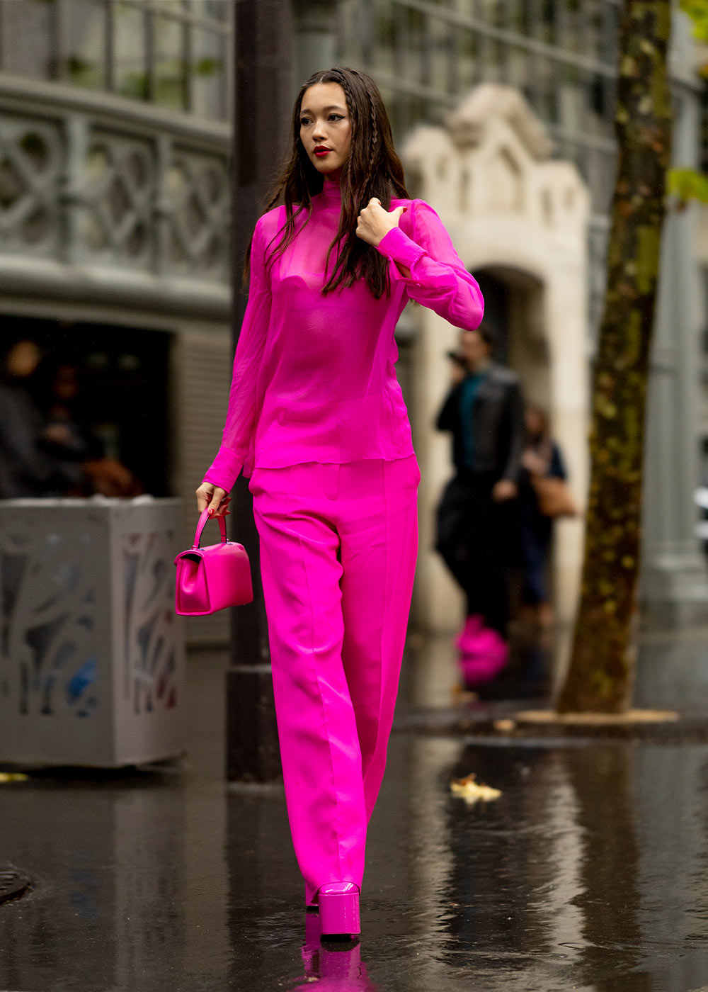 Street style: Pink