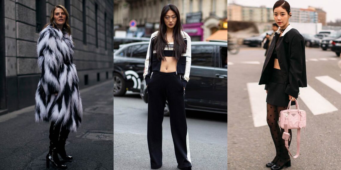 Street style: black and white