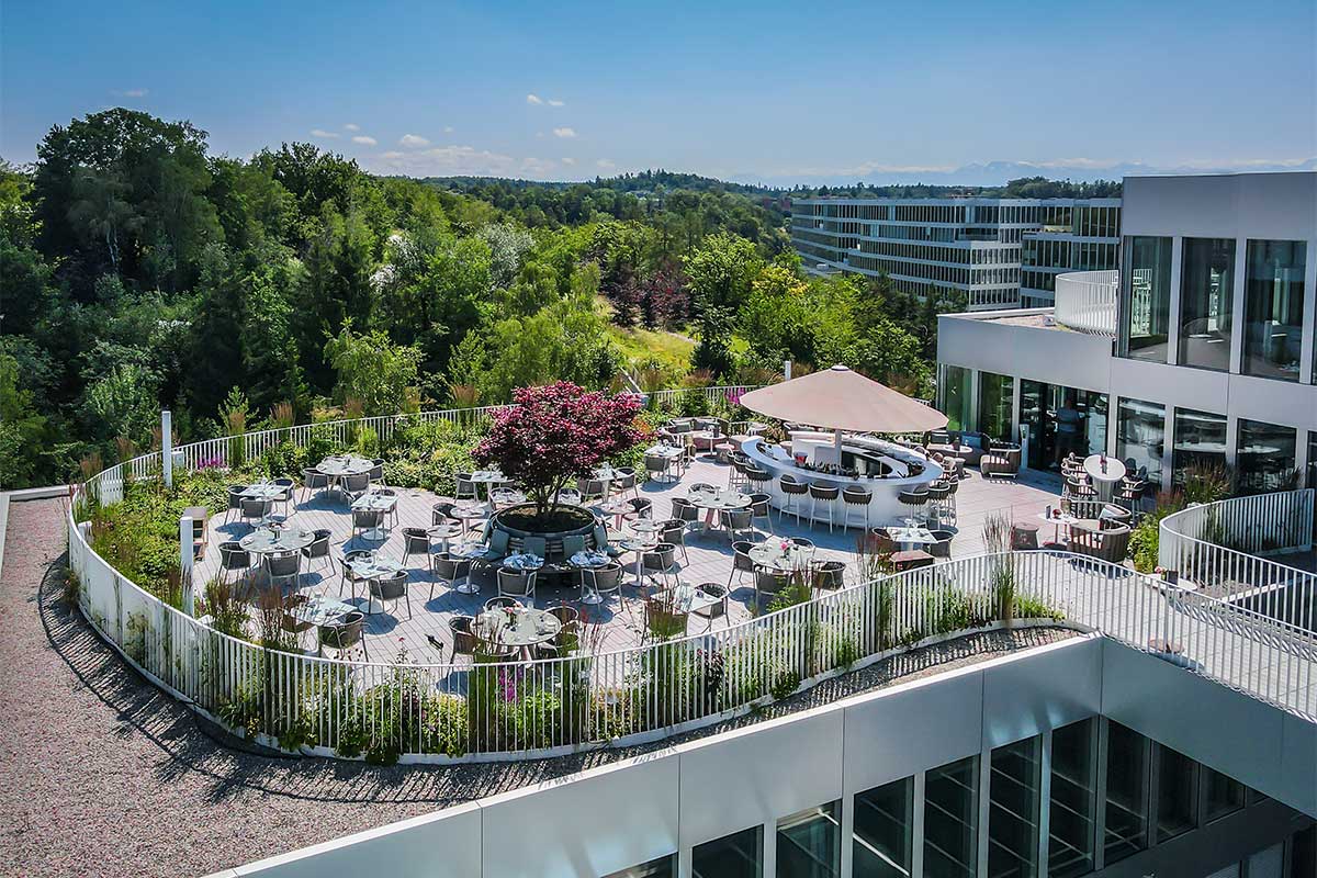 The most beautiful rooftops in Zurich 2023 Sablier Terrace