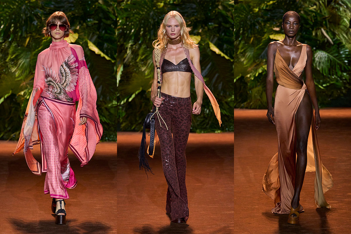 ROBERTO CAVALLI'S SPRING/SUMMER 2024 PARADISE COLLECTION