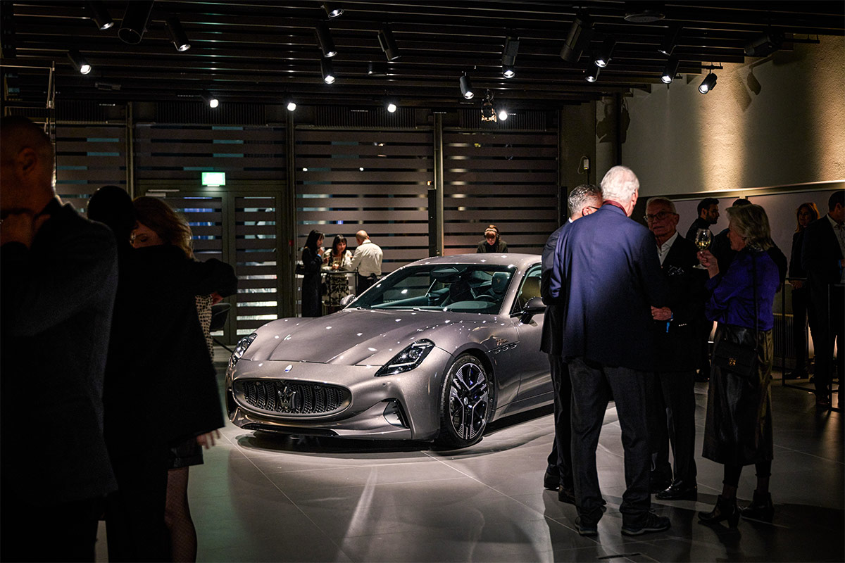 Opening of the Maserati showroom in Zurich
