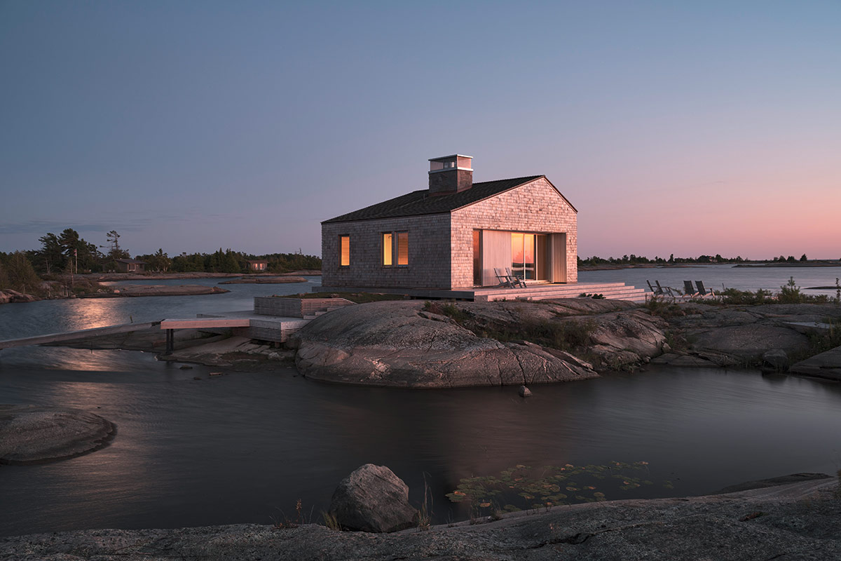 The perfect weekend home: Whistling Wind Island in Ontario