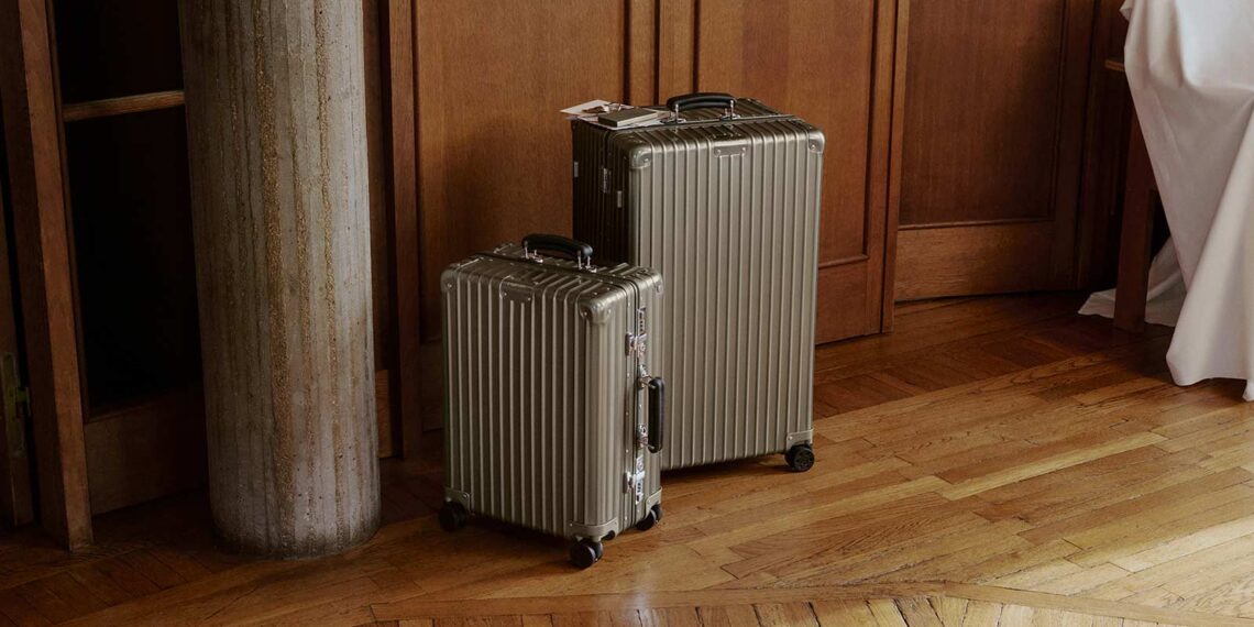 The Rimowa Classic Collection in Titanium