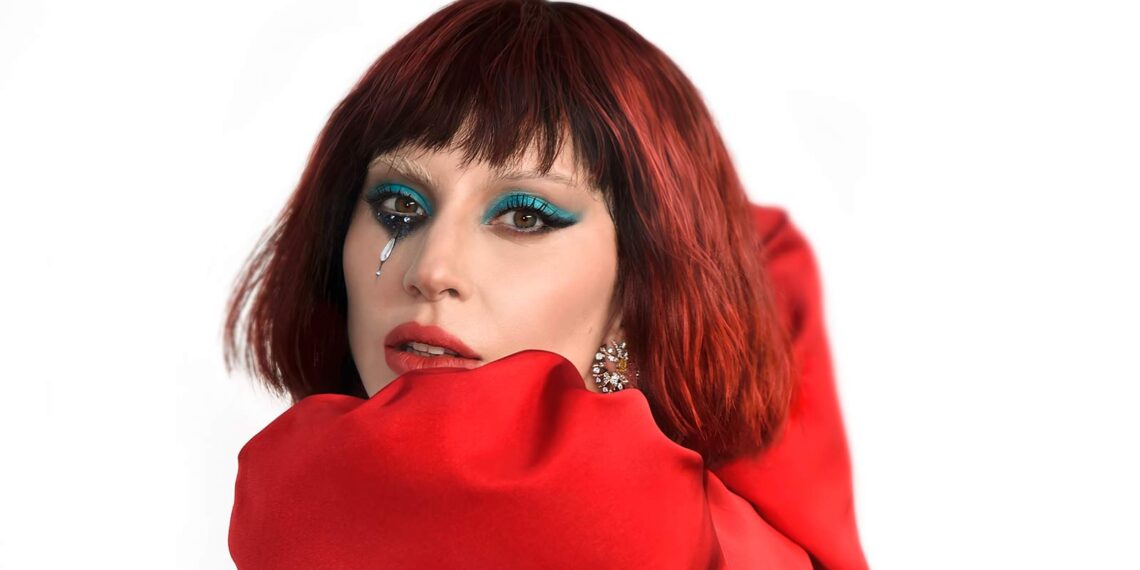 A portrait of pop icon Lady Gaga