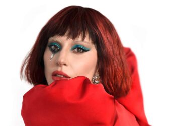 A portrait of pop icon Lady Gaga