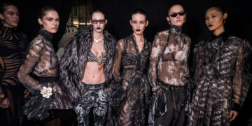 Roberto Cavalli fall/winter 2026/27: Paint it black