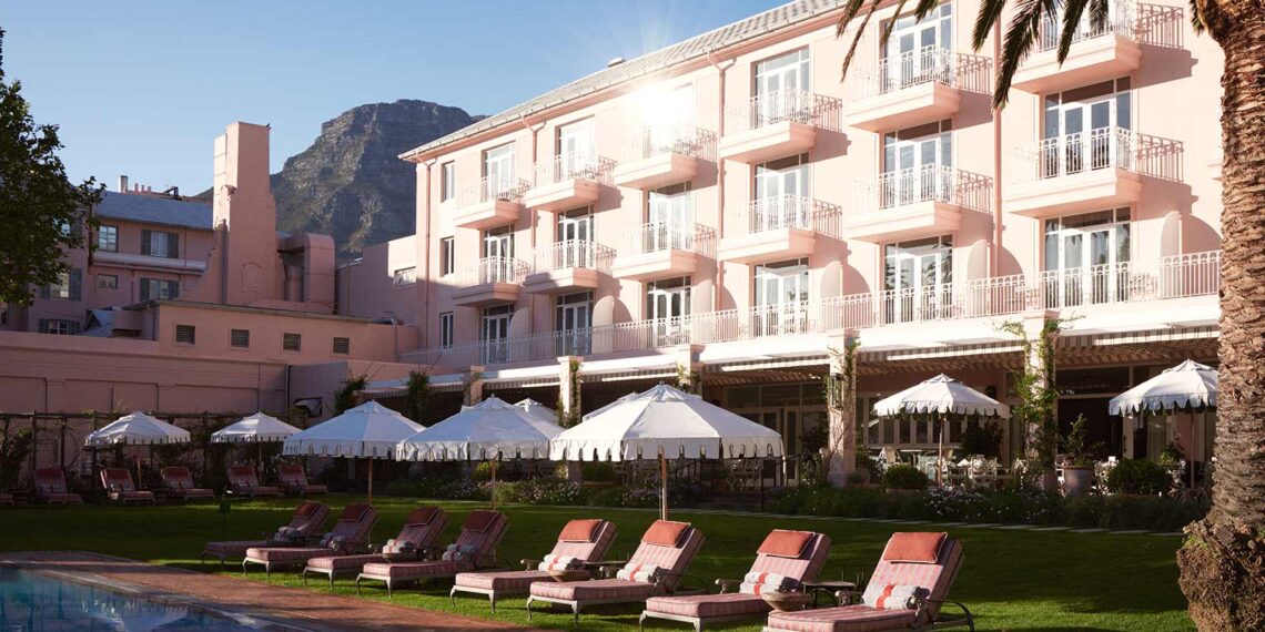 A pink palace: The Mount Nelson Hotel in Cape Town