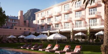 A pink palace: The Mount Nelson Hotel in Cape Town