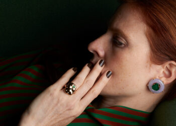 Portrait of jewelry designer Cora Sheibani
