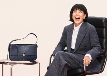 Kris Jenner in Ferragamo’s holiday campaign “The Joy of Loving”