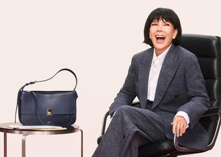 Kris Jenner in Ferragamo’s holiday campaign “The Joy of Loving”